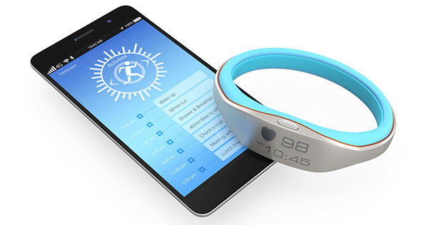 Smart wristband and smartphone