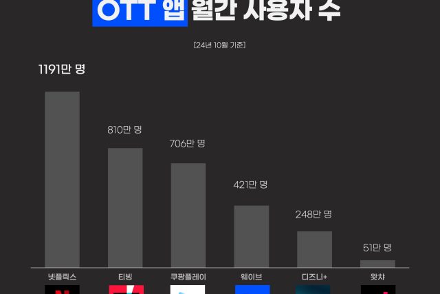 OTT, 이커머스, 배달 등 2024년 플랫폼별 이용자 추세 분석